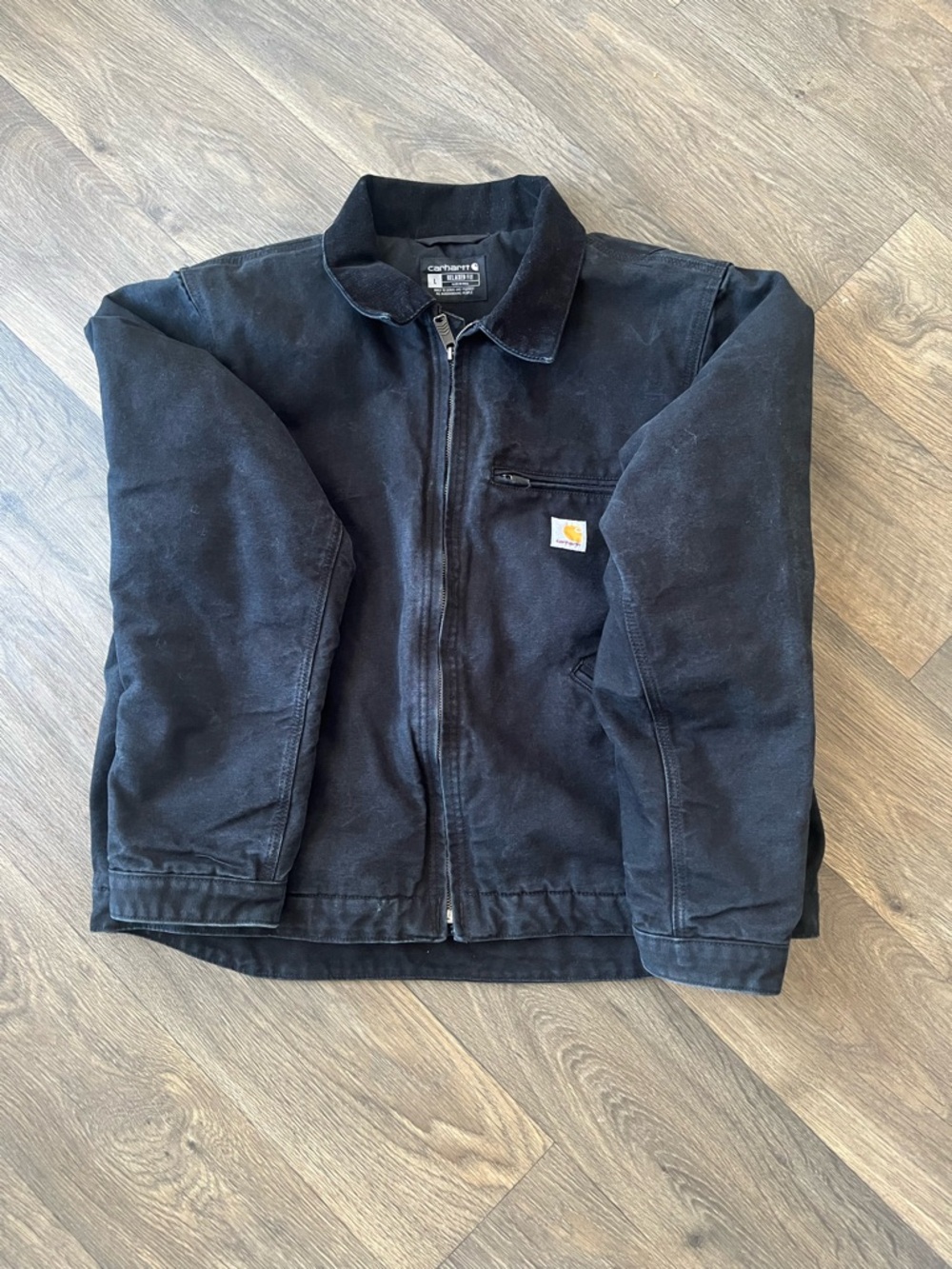 Carhartt Black Duck Canvas Work Jacket - Zip Front